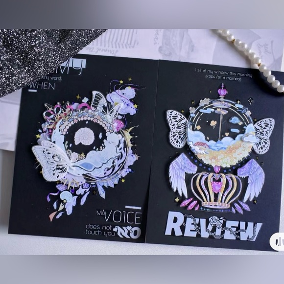 Waterproof PET Tape cute,Flower, journal sticker, Notebook,unicorn,hand account - Picture 5 of 7